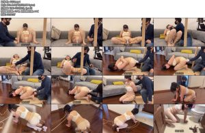 [麦子原创] 妻奴麦子五花绑缚白丝袜堵嘴禁欲调教手动阔菊鞭子入菊假阳抽擦-丝依依