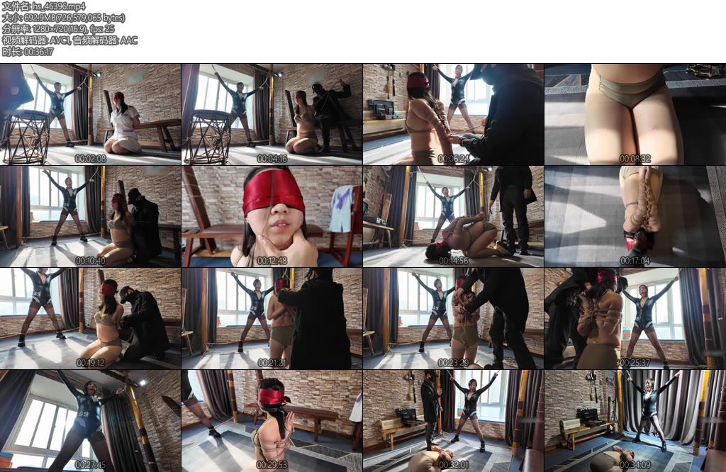 [一绳所爱] 调教杨若雨表姐绑在旁边看着-丝依依