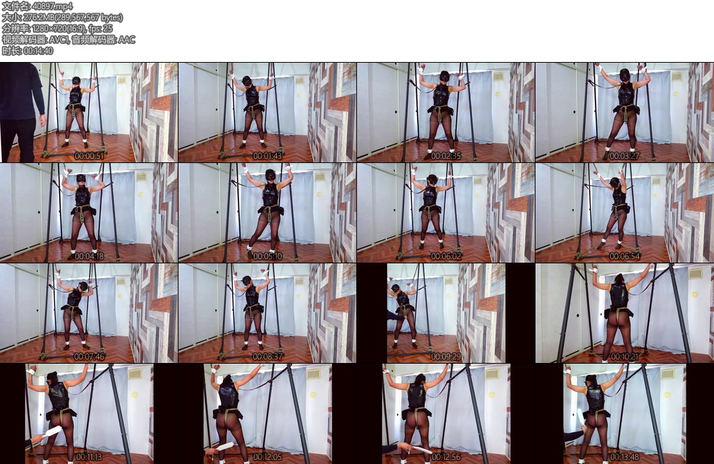 [亚洲绳艺] イった罰女怪盗への仕置き-丝依依