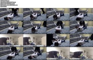 [新月原创] 雨涵今天特地跑来体会这个K9架子驷马训练器的厉害 白袜牛仔裤的她被震得瑟瑟发抖-丝依依