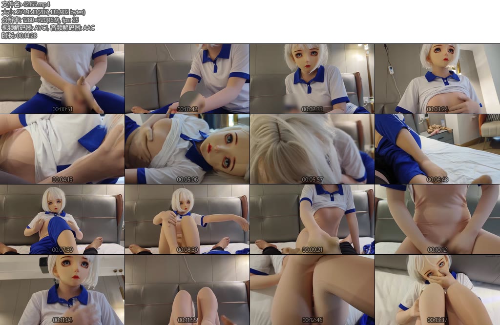 [黎梦原创] 梦的kigurumi校服痴女蹲坐抬腿连裤袜-丝依依