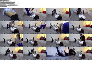 [新月原创] 佳怡玉箫佳怡出卖玉箫趁她睡着把她用驷马架铐住送给学长-丝依依