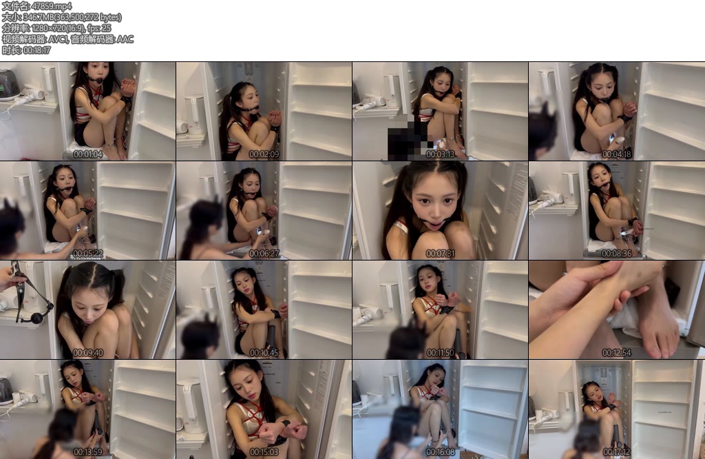 [小奶猫] 房子冰箱里的少女我的AI萝莉说好的旅行呢见你眼神迷离感觉一定很爽吧-丝依依