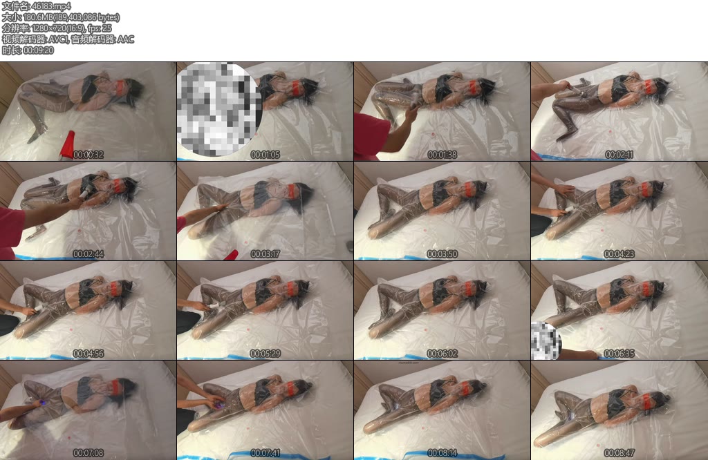 [旺仔原创] 真空袋调教黑丝骚妇-丝依依