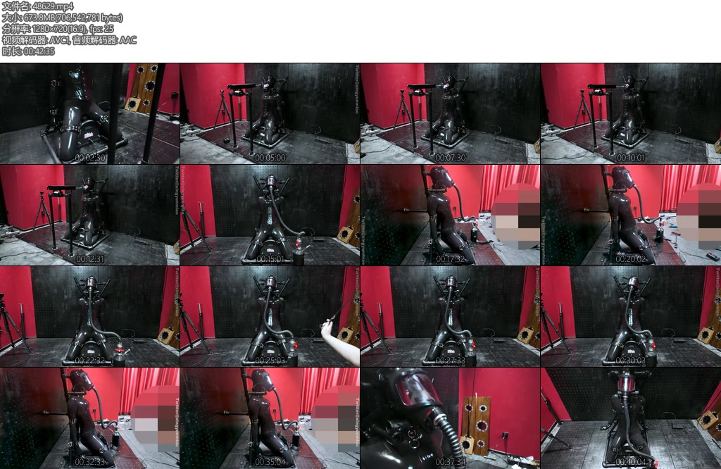 [鹿角与猫爪] 钢管刑架拘束马鞍泡机抽X深喉与呼控折磨坐入马鞍泡机臂拷手铐固定到刑架上脖子被钢管牢牢固定死整个身体使用能稍微摆动泡机前后夹击震动抽X以及深喉-丝依依