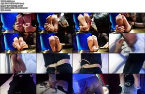 [芝士奶昔] 制服OL正太伪娘绑架TK舔脚-丝依依