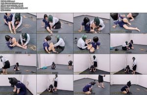 [山鬼原创] 女绳师李珂带着自己的小狗狗来工作室体验绳艺带狗头束缚四肢爬行sp鞭打玩奴下奴女绳师后来被进来的男生怎么样了-丝依依