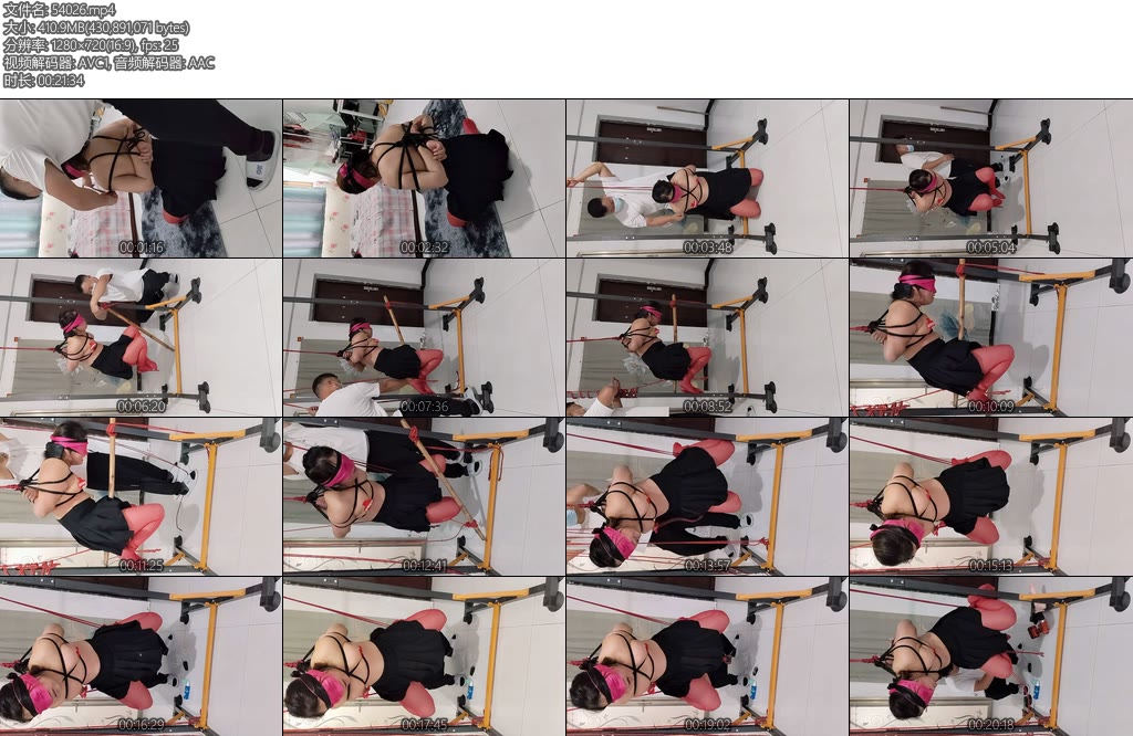 [磊哥原创] 单杠骑木马-丝依依