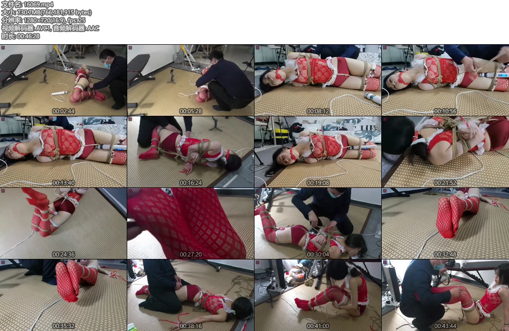 [绳之韵] 呆萌美脚少女小呆的另类圣诞节（下集）-丝依依