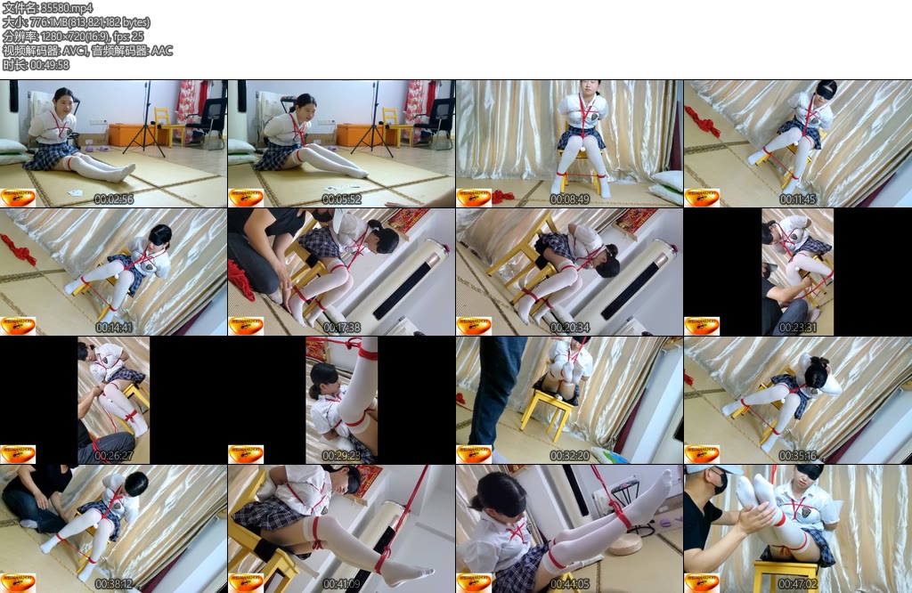 [魅影空间] 莹奴JK白袜紧缚调教在校莹奴m后高手紧缚蒙眼失去视觉后的可怕噩梦用白袜小脚翻牌分脚夹棒棒吊脚鞭打tk-丝依依