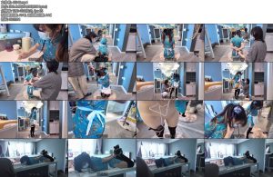 [海砂原创] 五花电击踮脚惩罚兼职的双马尾萝莉服务生后再驷马烛台放置-丝依依