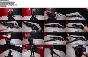 [D-Lemon] Durianラバー拘束電流調教Special Plan 臭主人总是让我穿胶衣，是要闹哪样？不过这个单手套还是蛮舒服的-丝依依