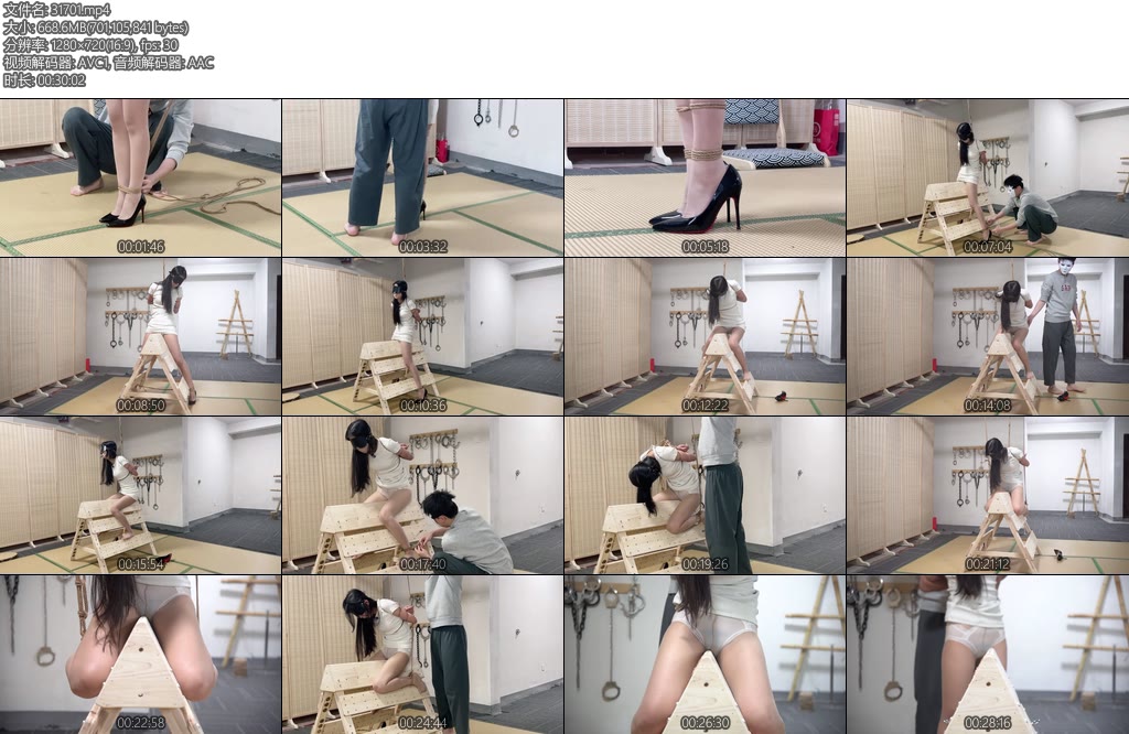 [涵涵原创] 五花大绑木马责罚太虐了哭的泣不成声-丝依依