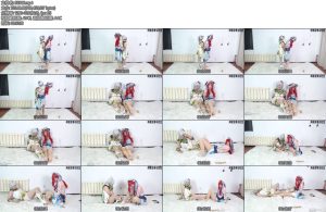 [莉雅原创] 妮露草神百合连缚cosplay紧缚连缚电击马具口球呻吟TK百合肉丝原神-丝依依