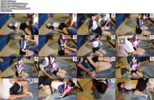 [自由鹰束艺] 可爱学生妹小狐狸胶带封嘴！膝盖跪爬！挠痒呻吟无助撒娇求饶-丝依依