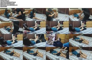 [墨色原创] 周周裸足分腿驷马tk初体验-丝依依