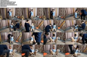 [随心原创] 清纯的优璇 蓝衣五花 柱子分腿-丝依依