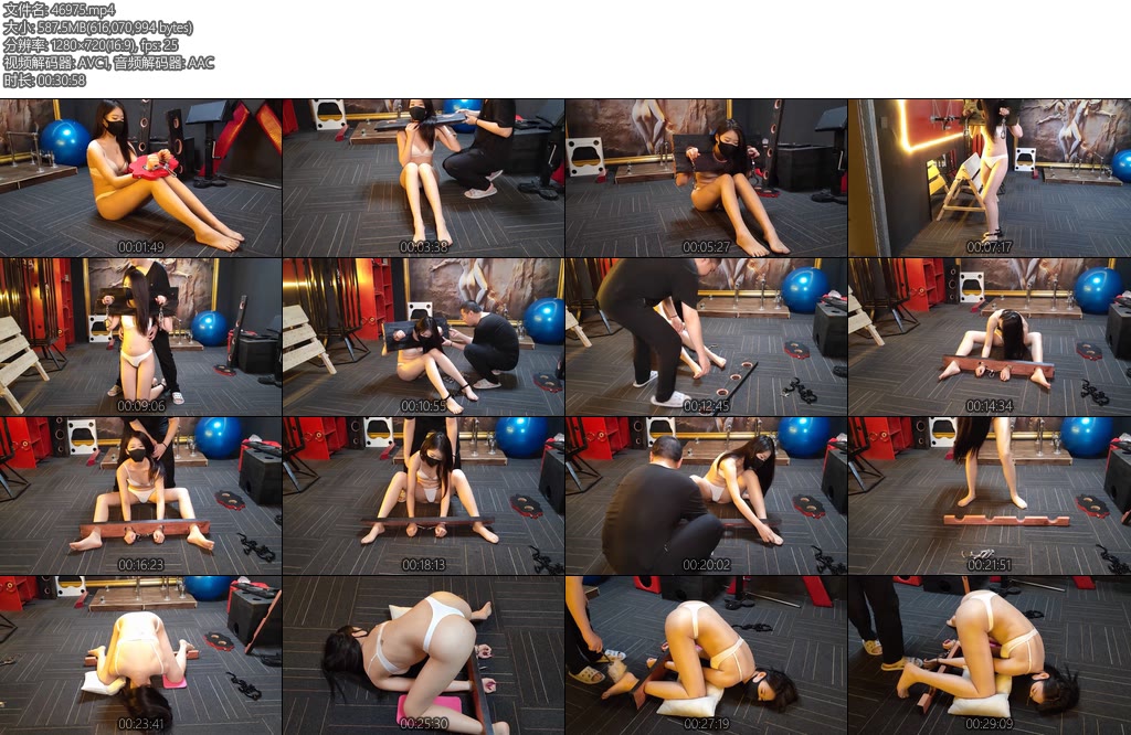 [随心原创] 杨蕊白内丁字裤各种木伽禁锢-丝依依