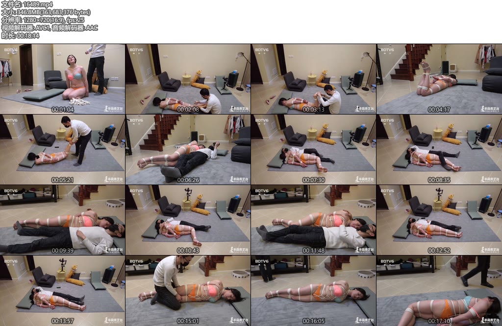 [半岛束艺] 女人何时最性感，五斤白绳全用满-丝依依