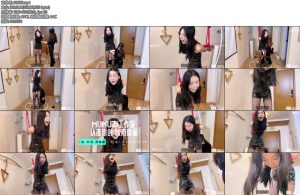 [MuMuzi] 一边流口水一边被强高的样子太棒了这样的桃子你们喜欢吗强高棒棒DD口枷口水皮革反手直臂吊缚黑丝呻吟娇喘画面满满-丝依依