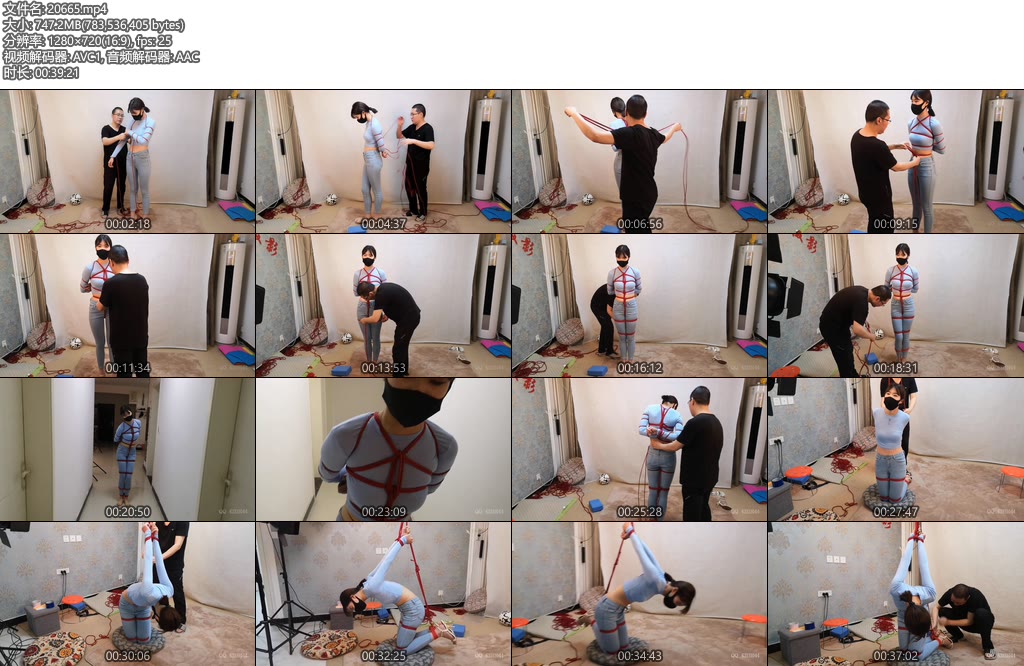 [束缘阁] 杨蕊 牛仔裤紧缚的 诱惑-丝依依