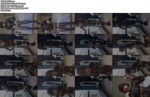 [亚洲绳艺] 伪娘束腰连体衣黑丝后手缚-丝依依