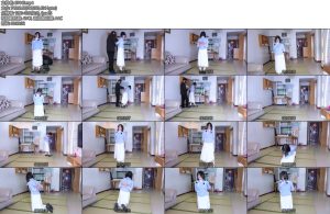 [子衿原创] 青青五四学生装单股细绳勒颈五花押解跳舞跪姿挣扎访谈-丝依依