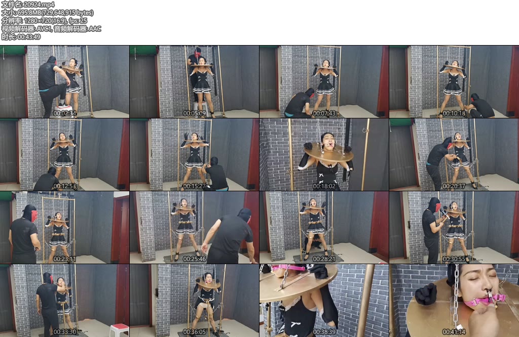 [飞天原创] 云儿木枷拘束架禁锢，口夹、鼻夹，拍打挠痒，三棒合一振动gc-丝依依