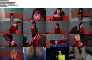 [一绳有你] 二次执行女孩被执行注射死刑躺在床上灵魂出窍来到阴曹地府再次被戴口球五花直臂后手观音苏秦背剑驷马绞刑-丝依依