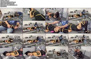[延江艺束] 陈陈的一字固定捆绑TD强高扣阴闻阴固定鞭打长时间放置挣扎扭动抽搐抓双脚挠脚心挣扎-丝依依