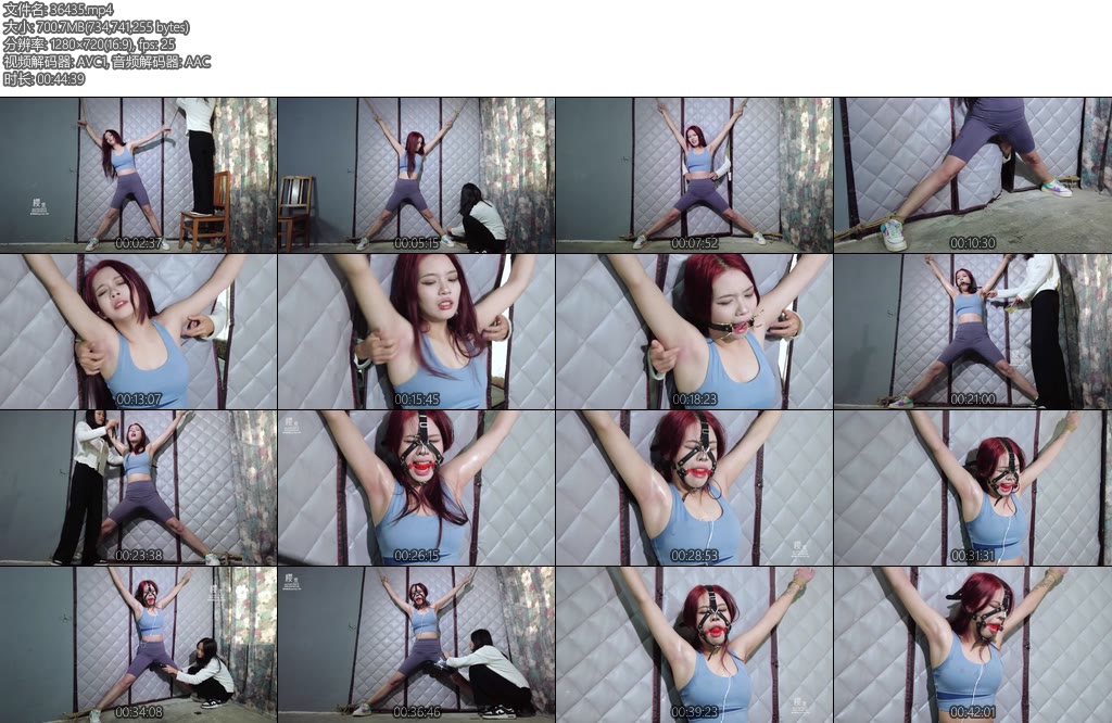 [樱束原创] 被隐形TK门惩罚痒到喊妈妈救命瑜伽服马具口球开口器隐形TK门大字捆绑魔鬼式挠痒裸露下腋刷油电击疯狂绕笑到喘不上气痒到嘶吼喊妈妈救命-丝依依