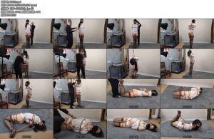 [随心原创] 杨蕊透明白衬衣全身紧缚-丝依依