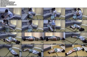 [新月原创] 玉箫琳媚惩罚不听话的妹妹上白丝JK妹妹因为得罪了姐姐被打屁股绑起来处罚-丝依依