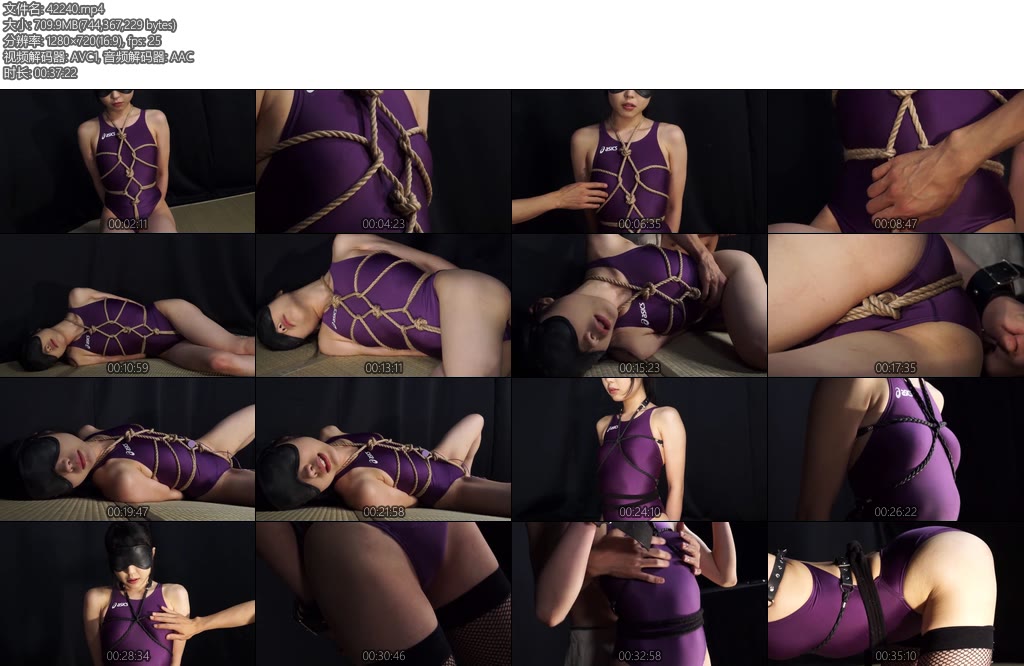 [亚洲绳艺] 競水緊縛嬢の部屋壱-丝依依