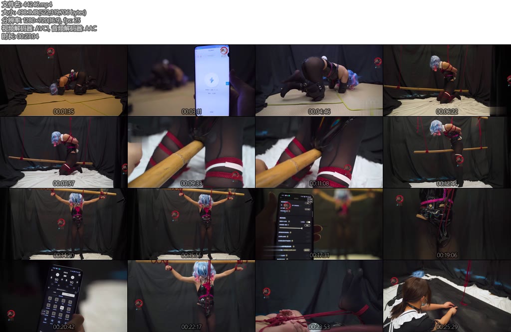 [MS原创] MS绳艺馆 MShz12新人伪娘栗子电击折磨各种电击器各种绑法轮番上阵折磨电到惨叫最后真空床榨汁-丝依依