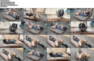 [涵涵原创] 小鹿工作室分腿驷马紧缚马具充气口塞控制PJ玩弄-丝依依