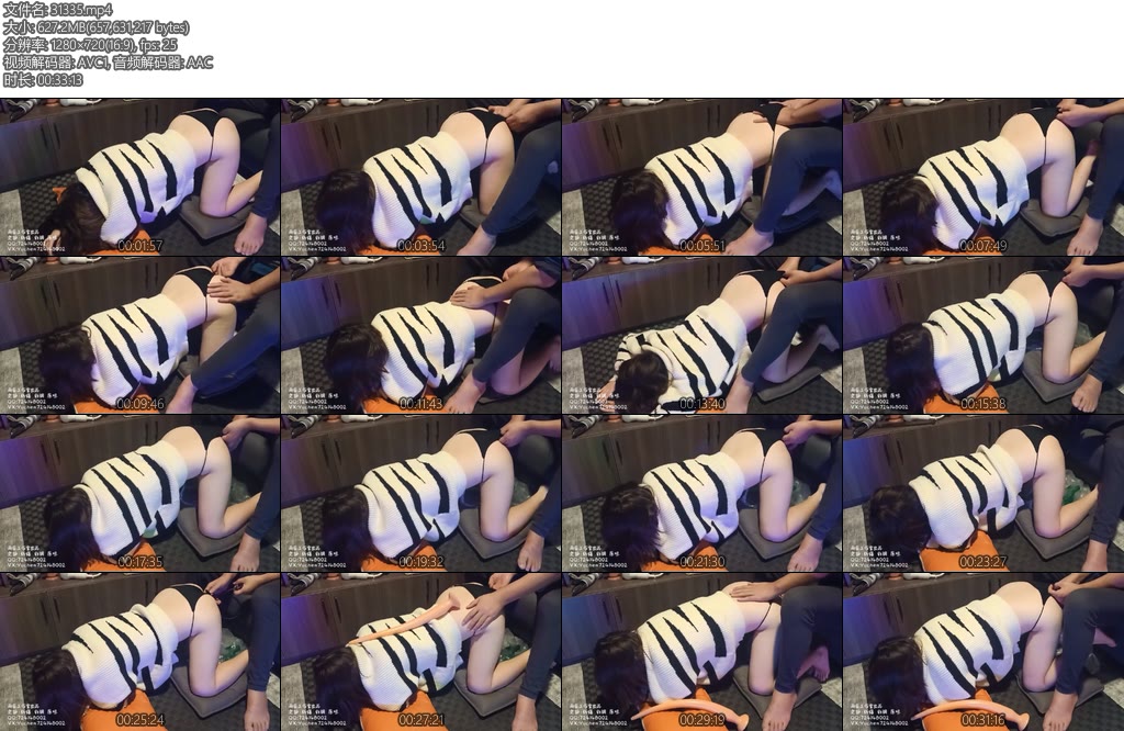 [雨辰原创] 虐G小雨露G条充气G塞X_X拉珠G塞玩G虐G-丝依依