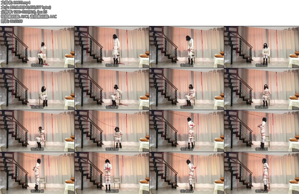 [一只萌熊] 芭蕾高跟电击走路训练-丝依依