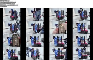 [冥想原创] 松月可爱的coser小伪娘身陷调教陷阱被困在拘束架上各种玩弄皮鞭皮拍郊狼炮机都安排上了挑战极限-丝依依