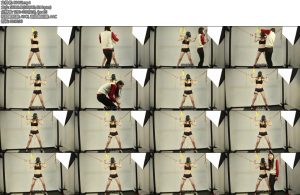 [四季屋] 黑色内衣大字缚郊狼最后物业上门入室惊吓-丝依依