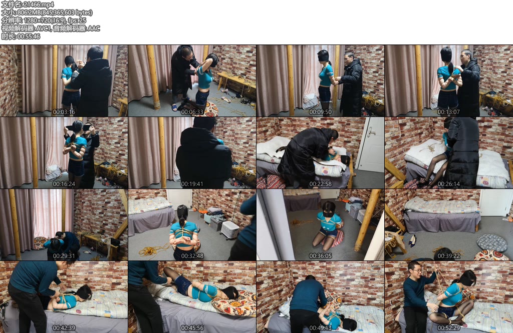 [束缘阁] 板铐苏秦 异常丰满的五花驷马紧缚-丝依依