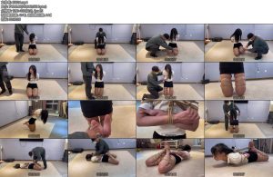 [龙飞原创] 驷马折腿吊缚tk抽打新人-丝依依