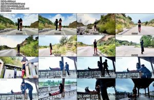 [美曦原创] 美曦最真实的户外捆绑伪娘户外捆绑调教南京上课中风和日丽的一天非常适合在户外穿着性感的连衣裙加叠穿丝袜加8厘米的高跟鞋绑着足足在外面待到天黑-丝依依