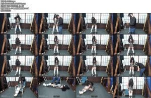 [试炼原创] 小米夜店服白靴放置l菱形缚股绳后手悬吊分腿限位胶带封嘴超多对白考试问答郊狼首次200惩罚-丝依依