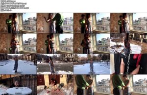 [丽佳美苑] 潇潇暖阳迎春雪中玩耍（户外,手铐,脚镣,项圈,家务）-丝依依