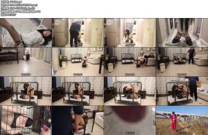 [夜未央] 丽人圈养日记（下集） 戴着尾巴的小母狗 犬化训练 关狗笼 严酷滴蜡 口球强高 婚纱捆绑 户外镣铐游玩-丝依依