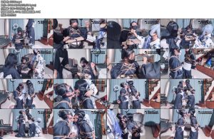 [BadCat] 妙妙大小姐调教两个和服侍女雪儿咲希卑微受罚咲希X妙妙X雪儿捆绑紧缚双人口球揉熊-丝依依