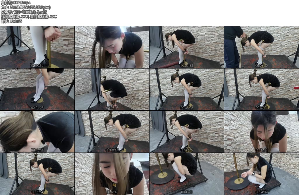 [飞天原创] 捣蛋学生把希希老师骗到家里用拘束架固定起来玩弄-丝依依