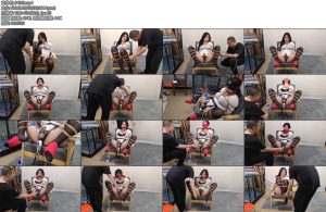 [随心原创] 李然豹纹性感内衣椅子上强高震动脚底沾上蛋蛋电击享受-丝依依