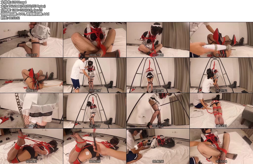 [面具原创] 面具男 JIOJIO白天榨完晚上继续榨到翻白眼的超美女仆女声伪娘-丝依依